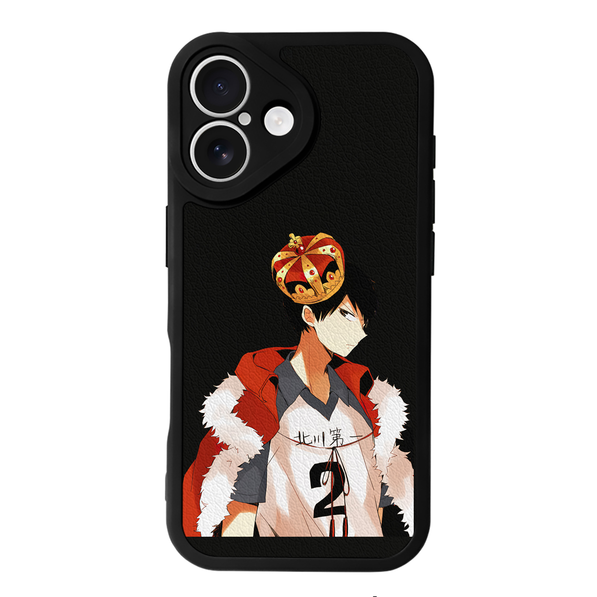 （画像用） ハイキュー!! Haikyu!! 【iPhone 16シリーズ対応】シリコンスマホケース（レザー調） 材質：シリコン